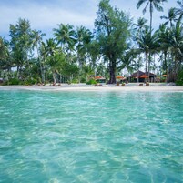 Private beach, scuba diving