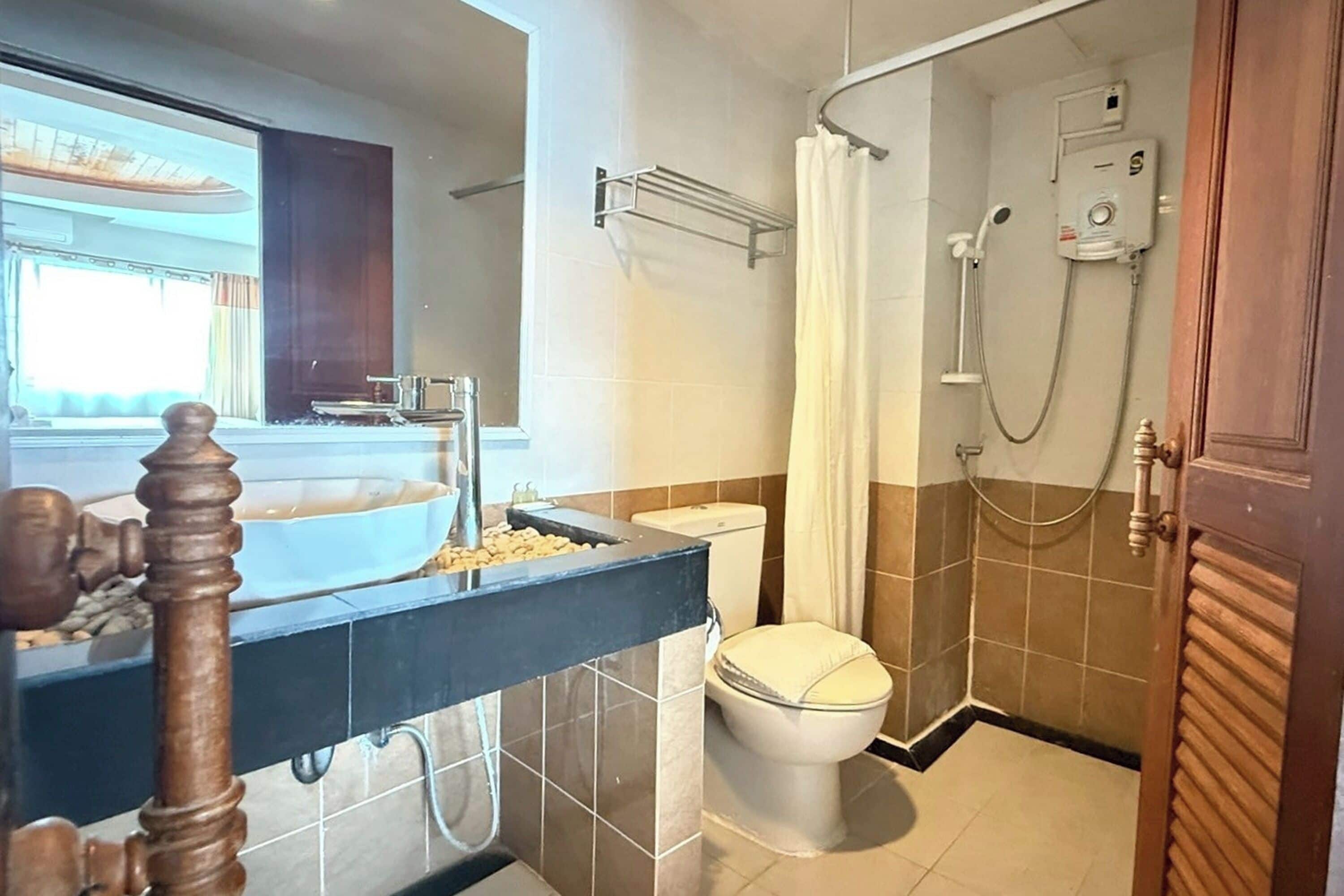 家庭房 | 浴室 | 免费洗浴用品、毛巾