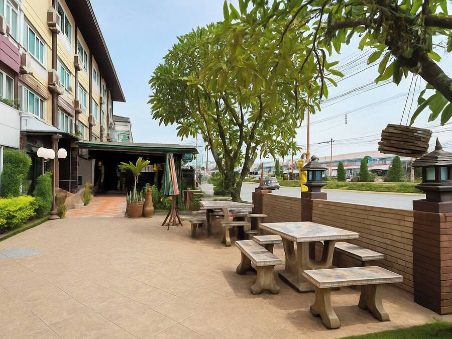 Facciata della struttura