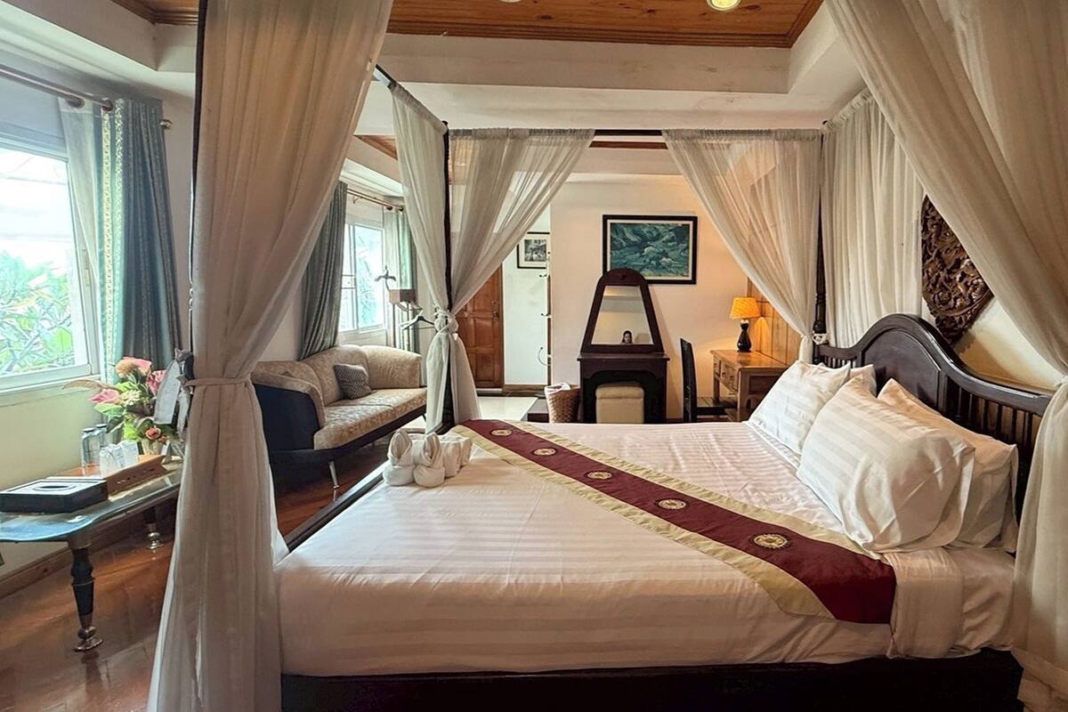 Habitación doble superior | Escritorio, wifi gratis, ropa de cama