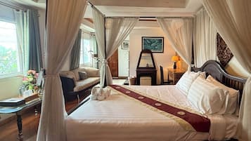 Chambre Double Supérieure | Bureau, Wi-Fi gratuit, draps fournis