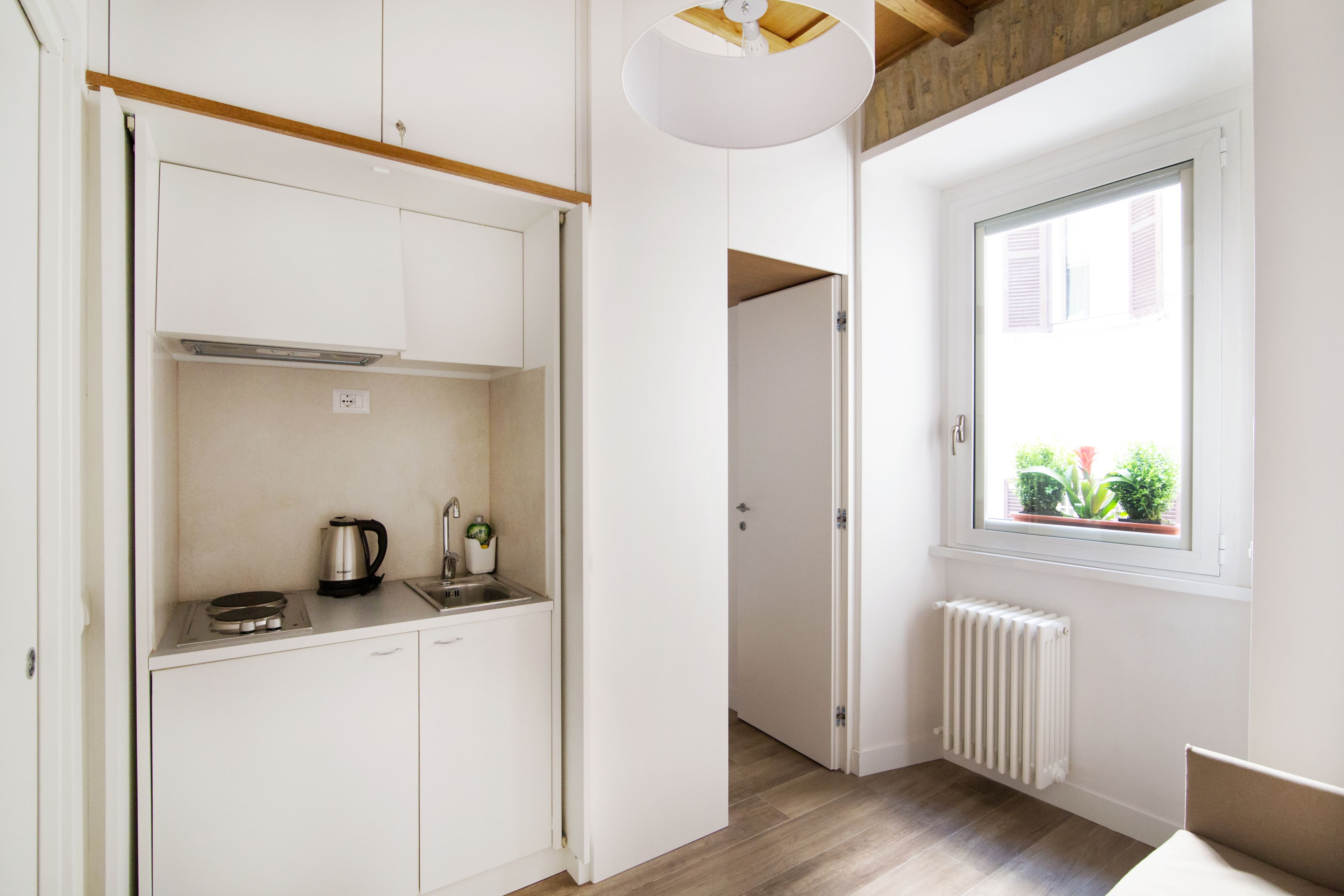 豪華公寓, 小廚 (Via Domenichino 5 - Rome) | 手提電腦工作空間、隔音、熨斗/熨衫板、免費 Wi-Fi