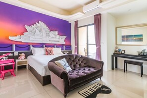 Habitación doble superior, terraza | Sistema de insonorización, wifi gratis, ropa de cama