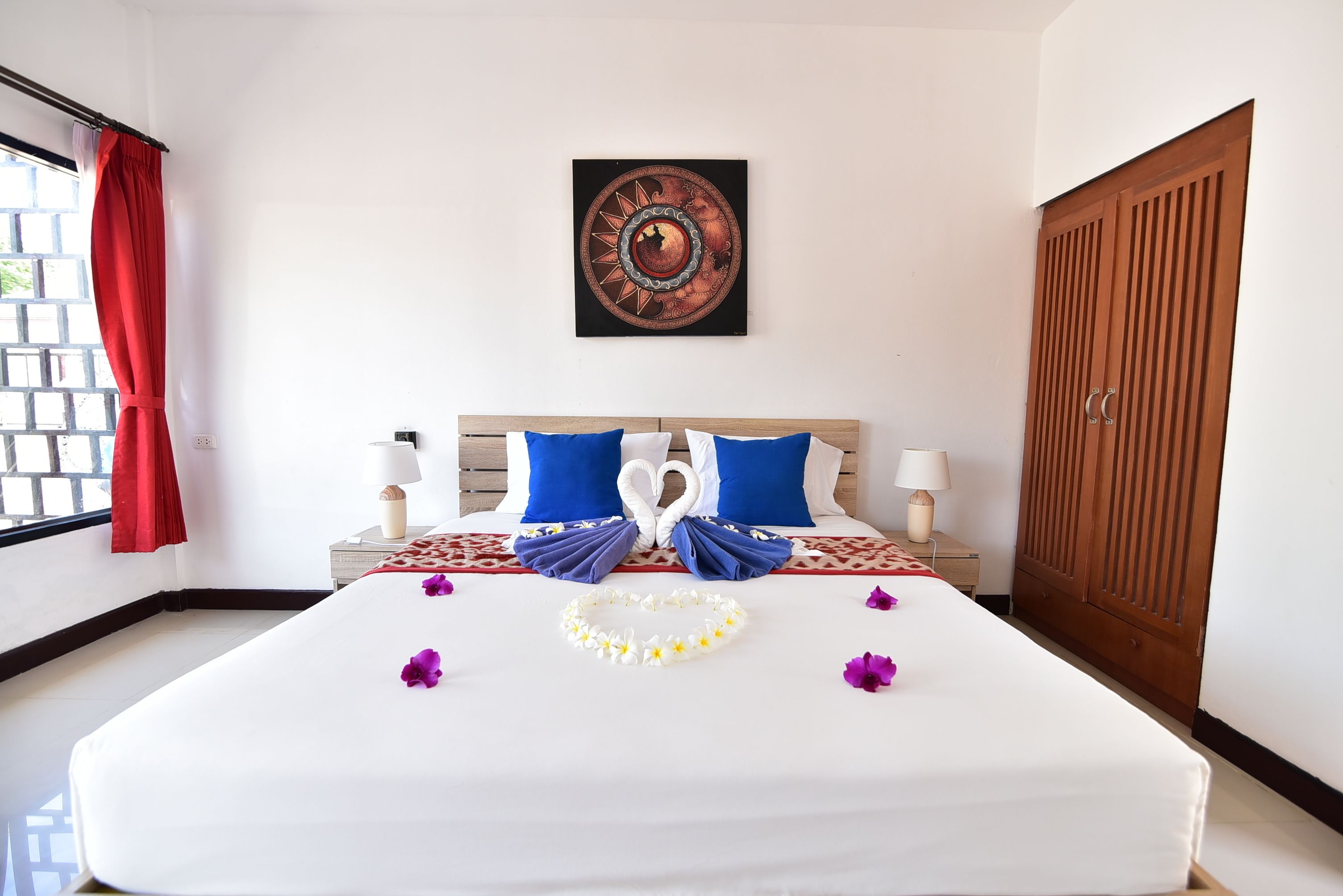 superior room, 1 king bed, patio, ocean view | 1 bedroom, minibar, in-room safe, desk