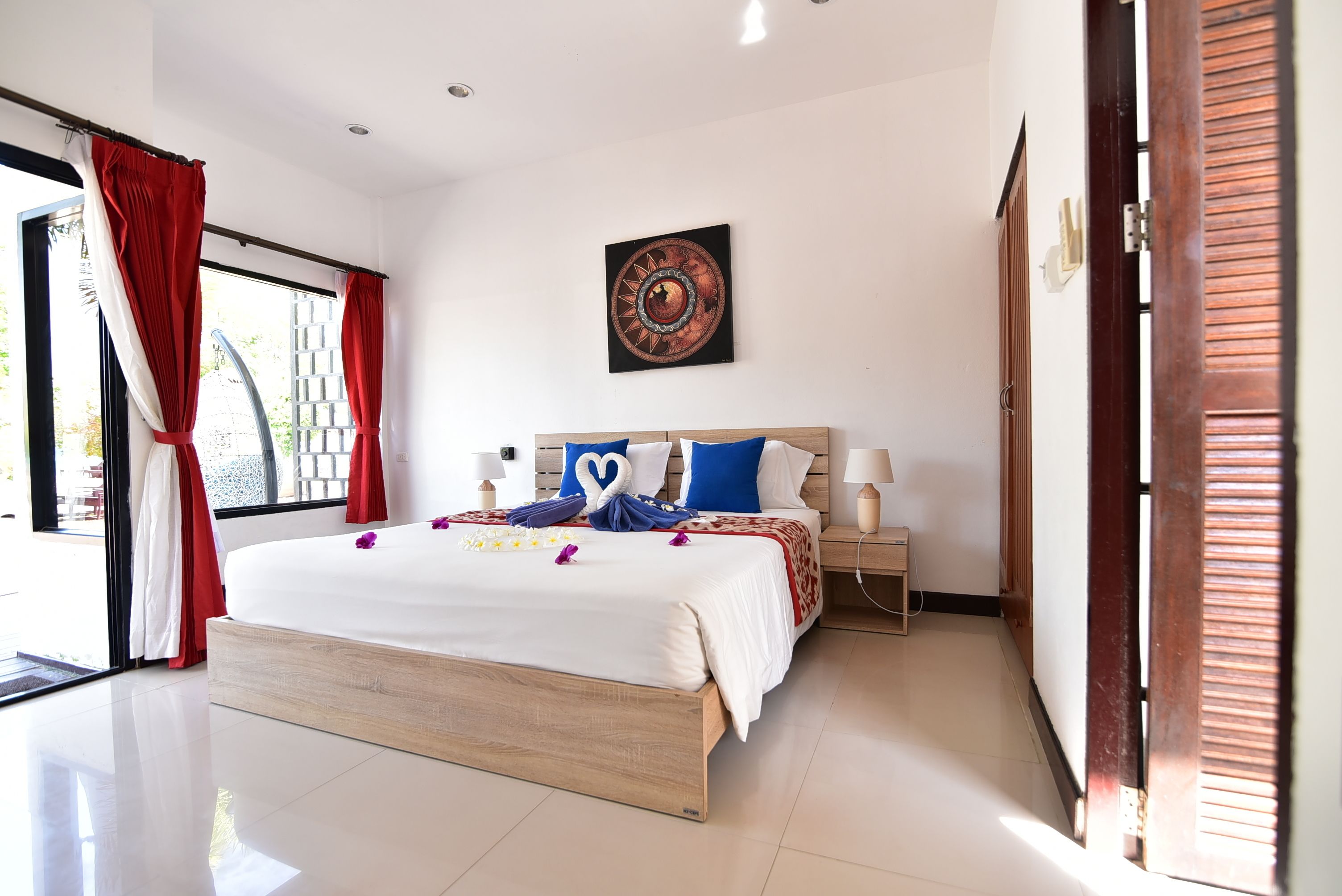 superior room, 1 king bed, patio, ocean view | 1 bedroom, minibar, in-room safe, desk