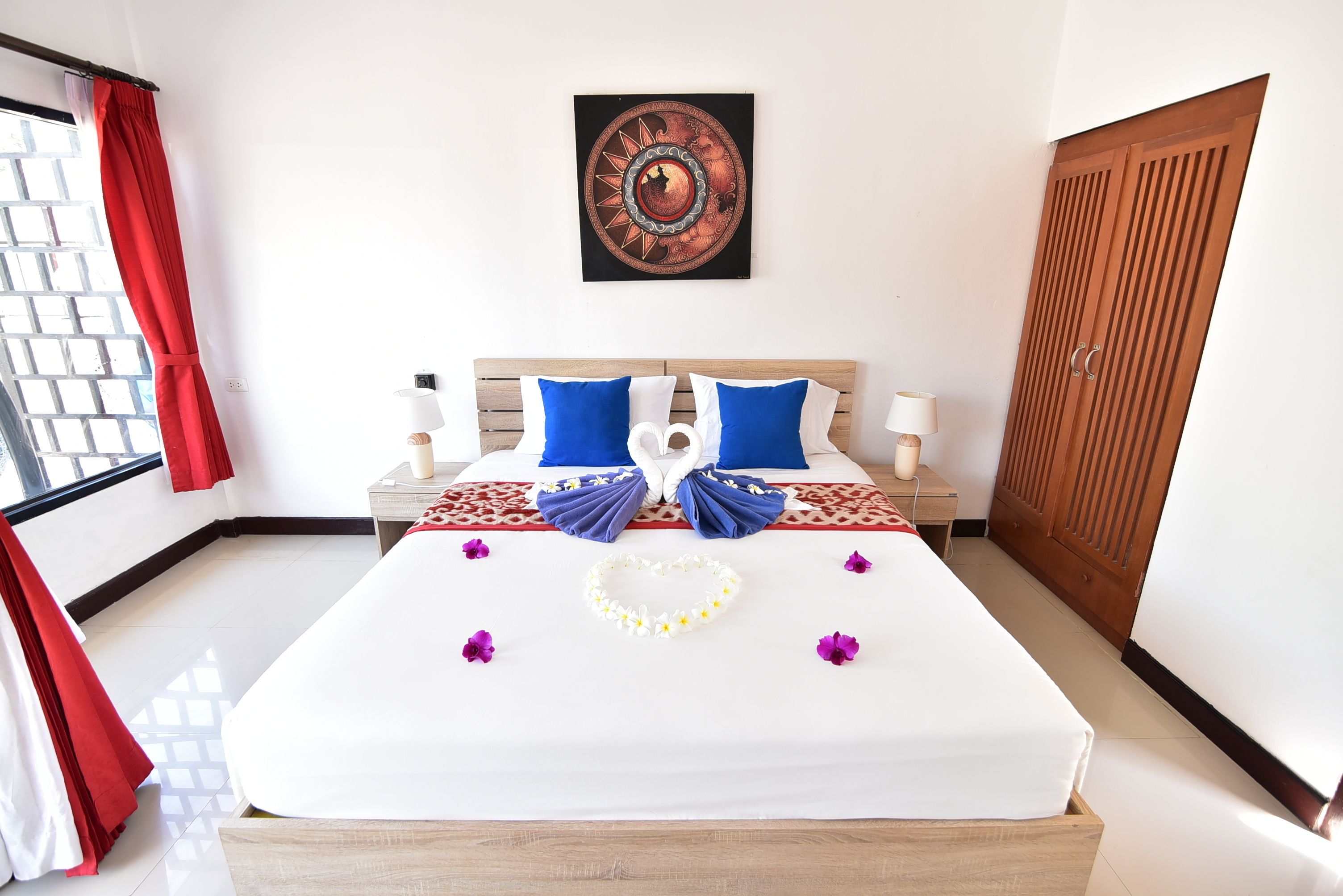 superior room, 1 king bed, patio, ocean view | 1 bedroom, minibar, in-room safe, desk