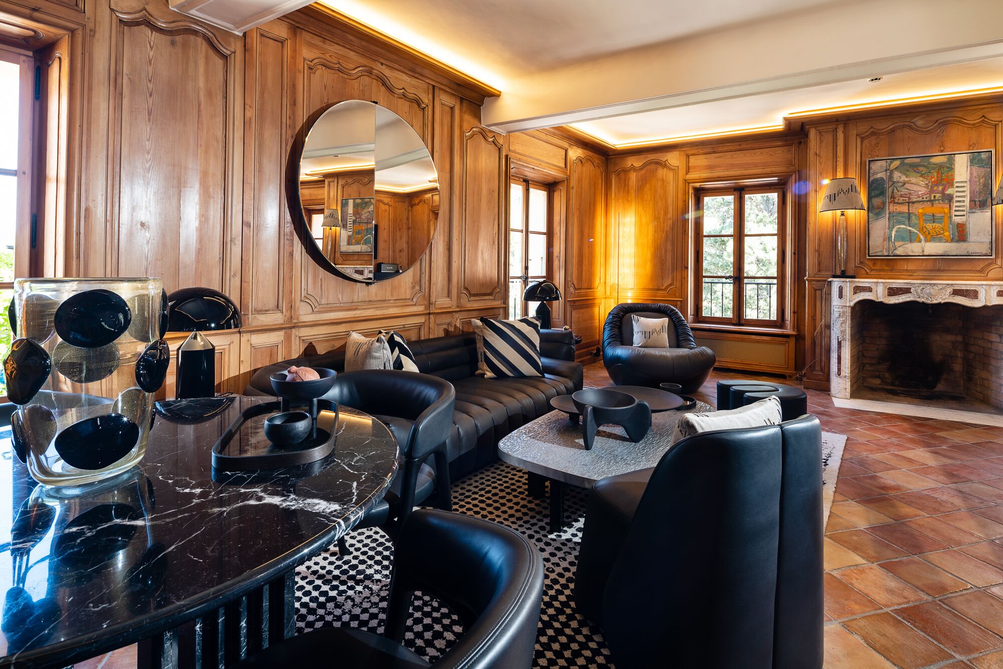 duplex suite, terrace sea | living area