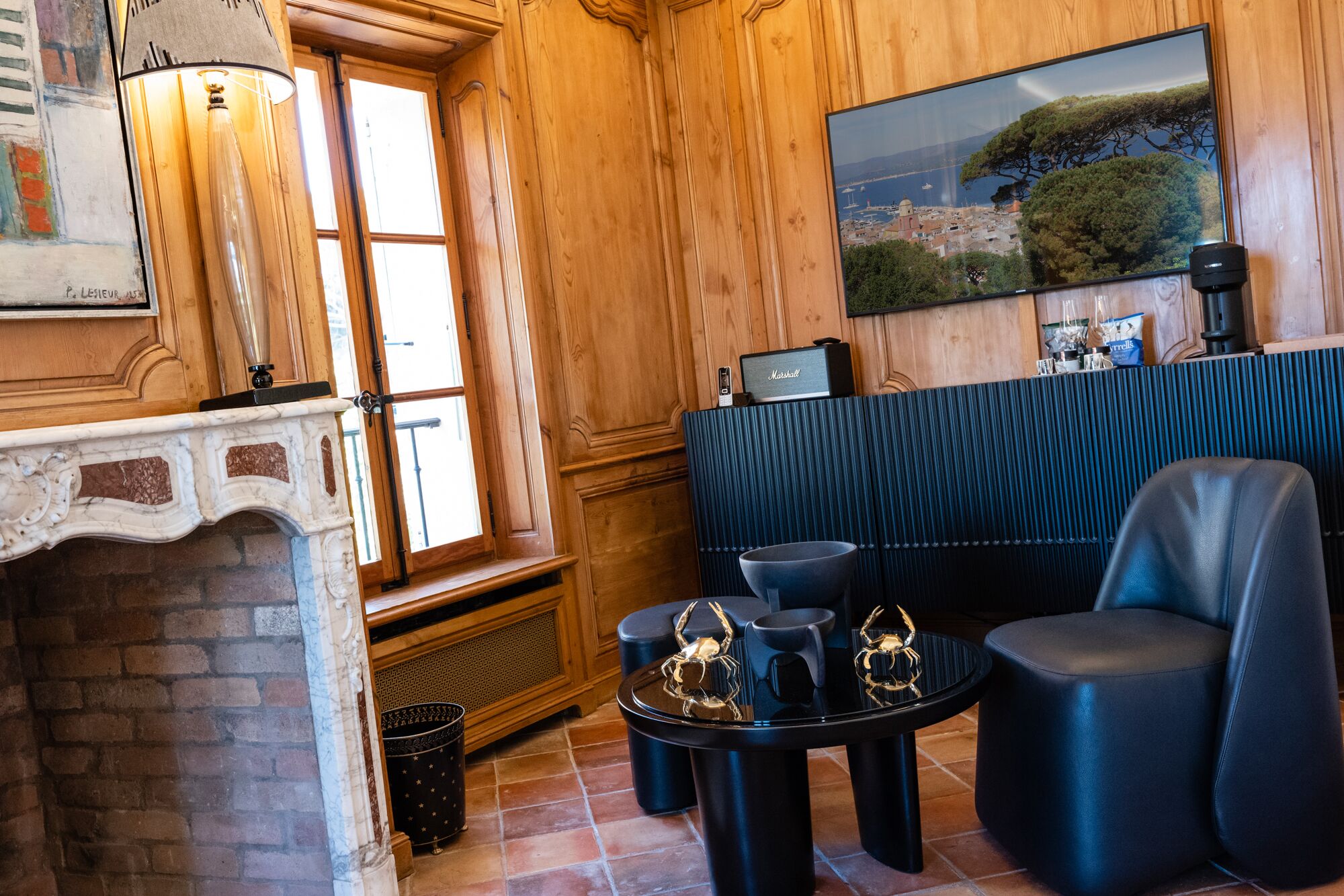 duplex suite, terrace sea | living area