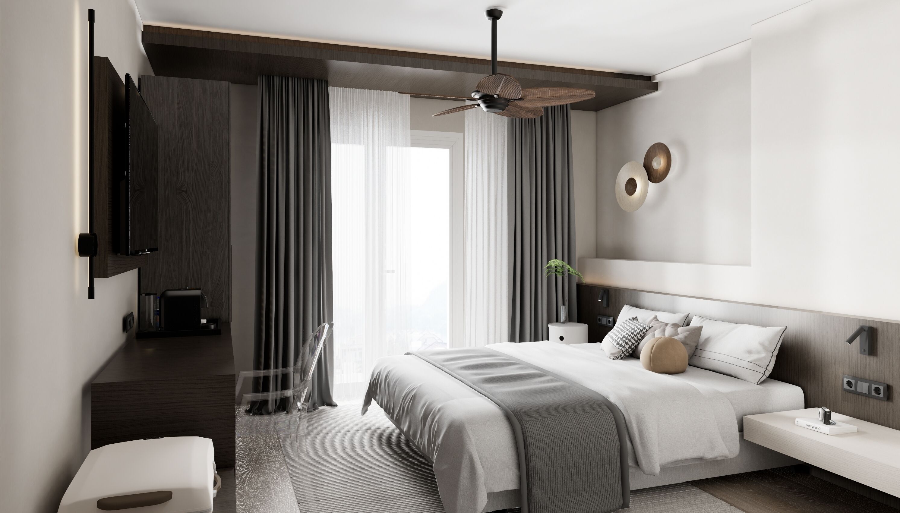 In-room safe, soundproofing, iron/ironing board, free WiFi