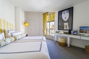 Standard Double or Twin Room | Frette Italian sheets, premium bedding, pillowtop beds, minibar - Hôtel Le Y Saint-Tropez (Saint-Tropez)