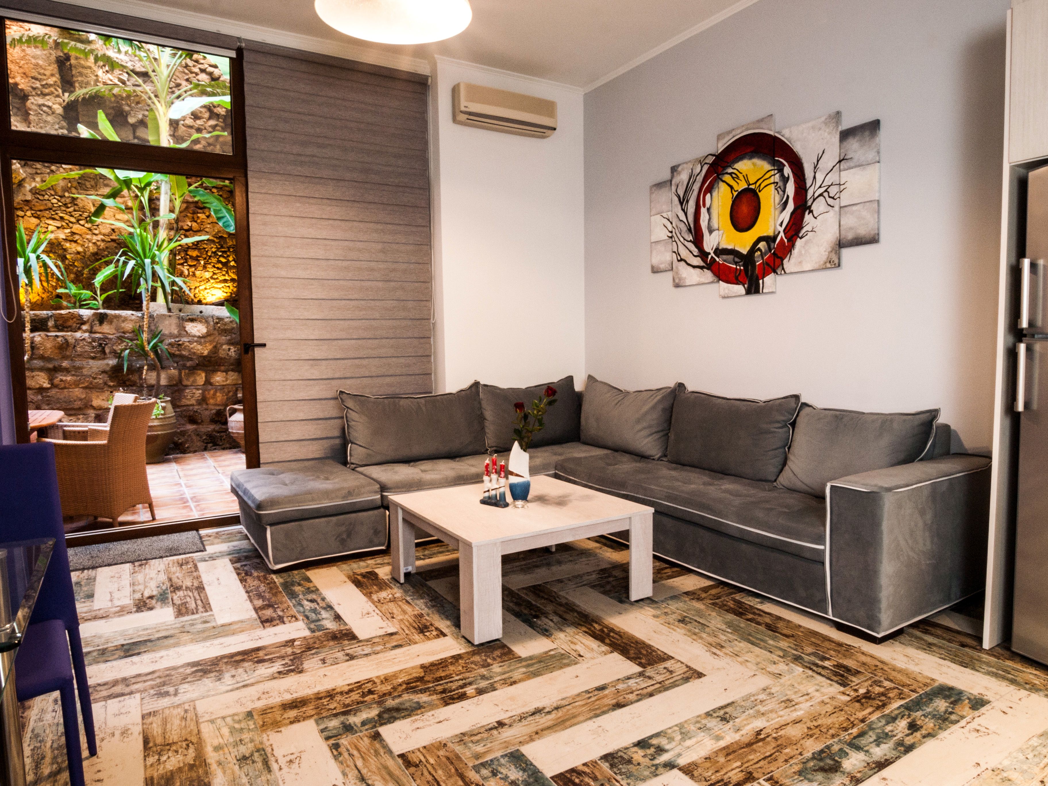 superior suite | living room | led tv