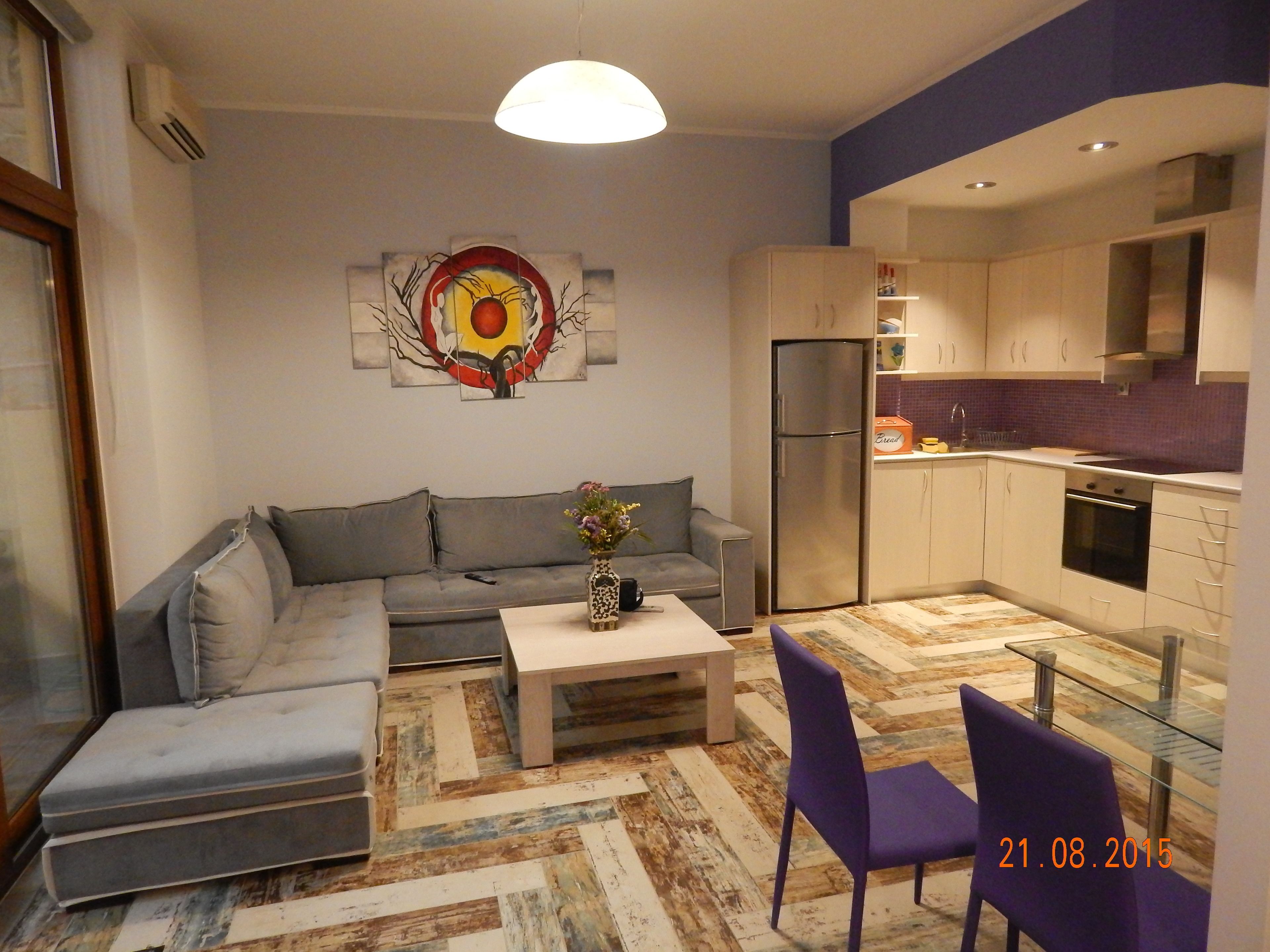 superior suite | living area | led tv