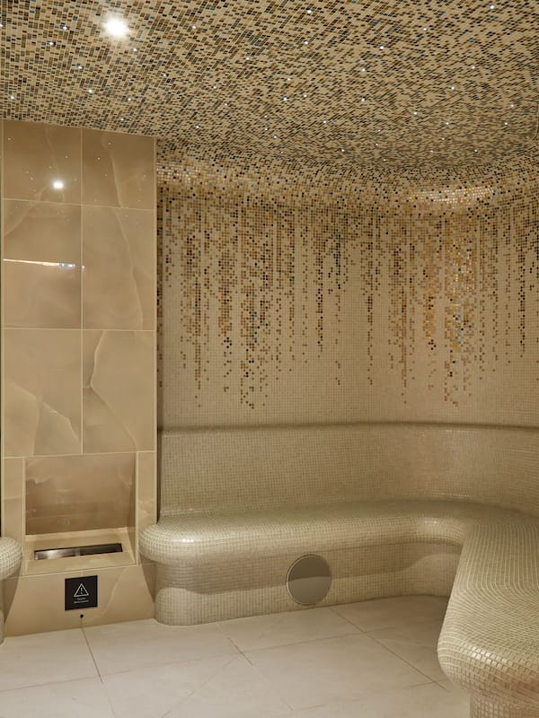 Sauna, steam room, body treatments, aromatherapy, hot stone massages