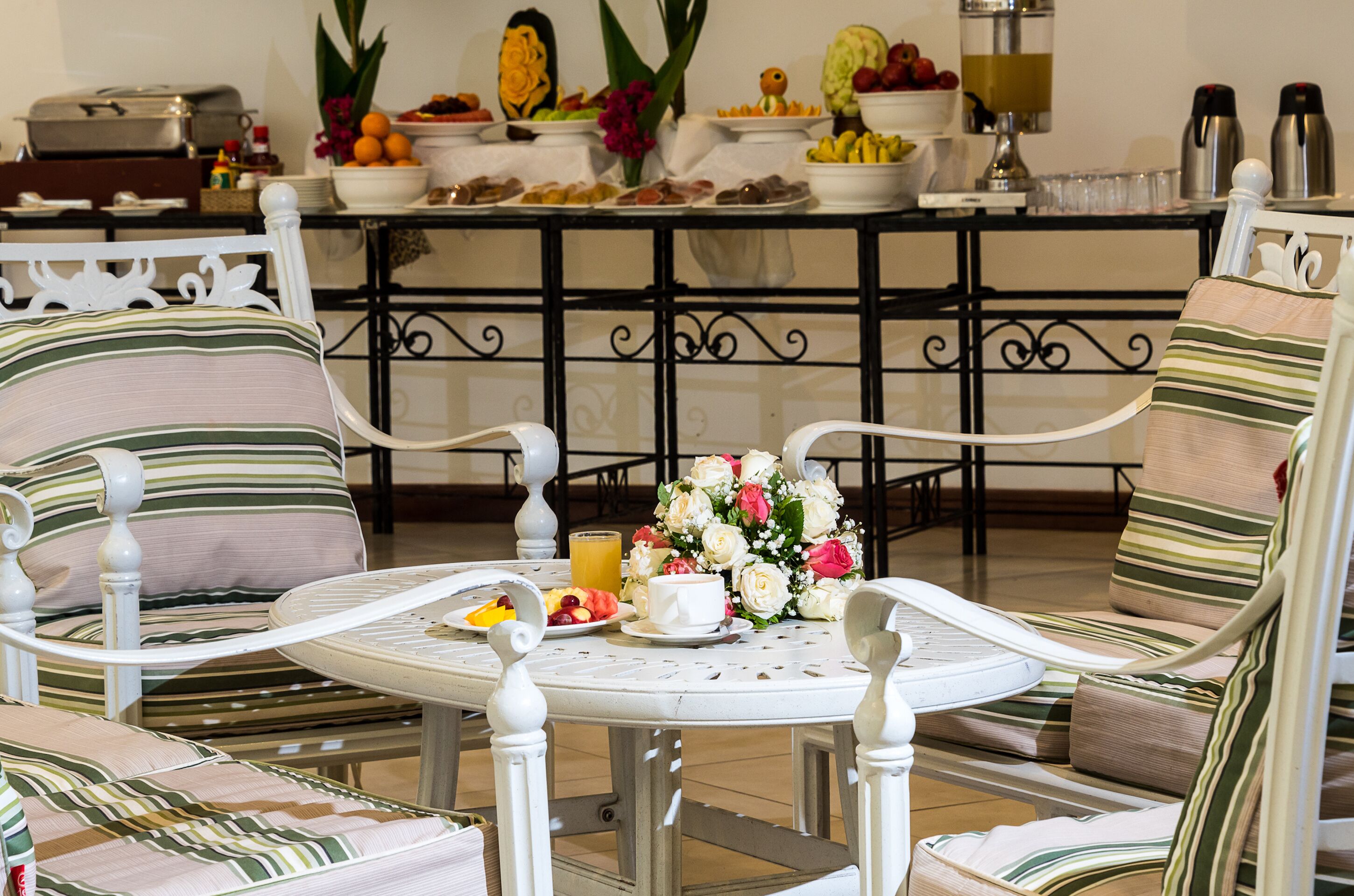 daily buffet breakfast (usd 10 per person)