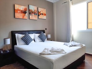Senior Suite, 2 Bedrooms | Premium bedding, in-room safe, desk, blackout curtains