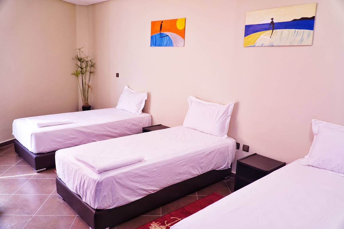 Deluxe Room, Multiple Beds | Premium bedding, in-room safe, desk, blackout curtains
