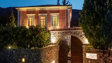 Front of property – evening/night