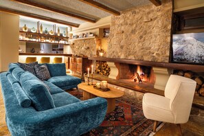 Sala de estar en el lobby