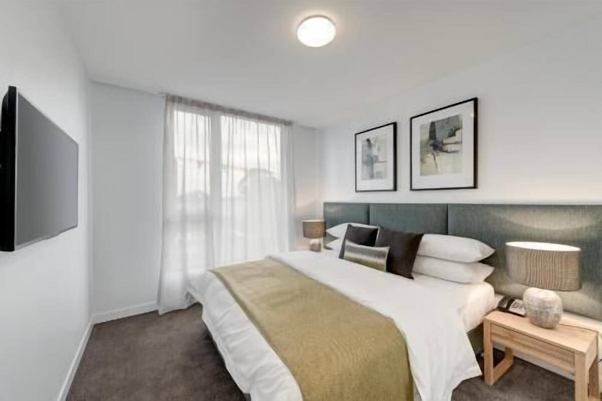 Premium bedding, pillow-top beds, desk, soundproofing