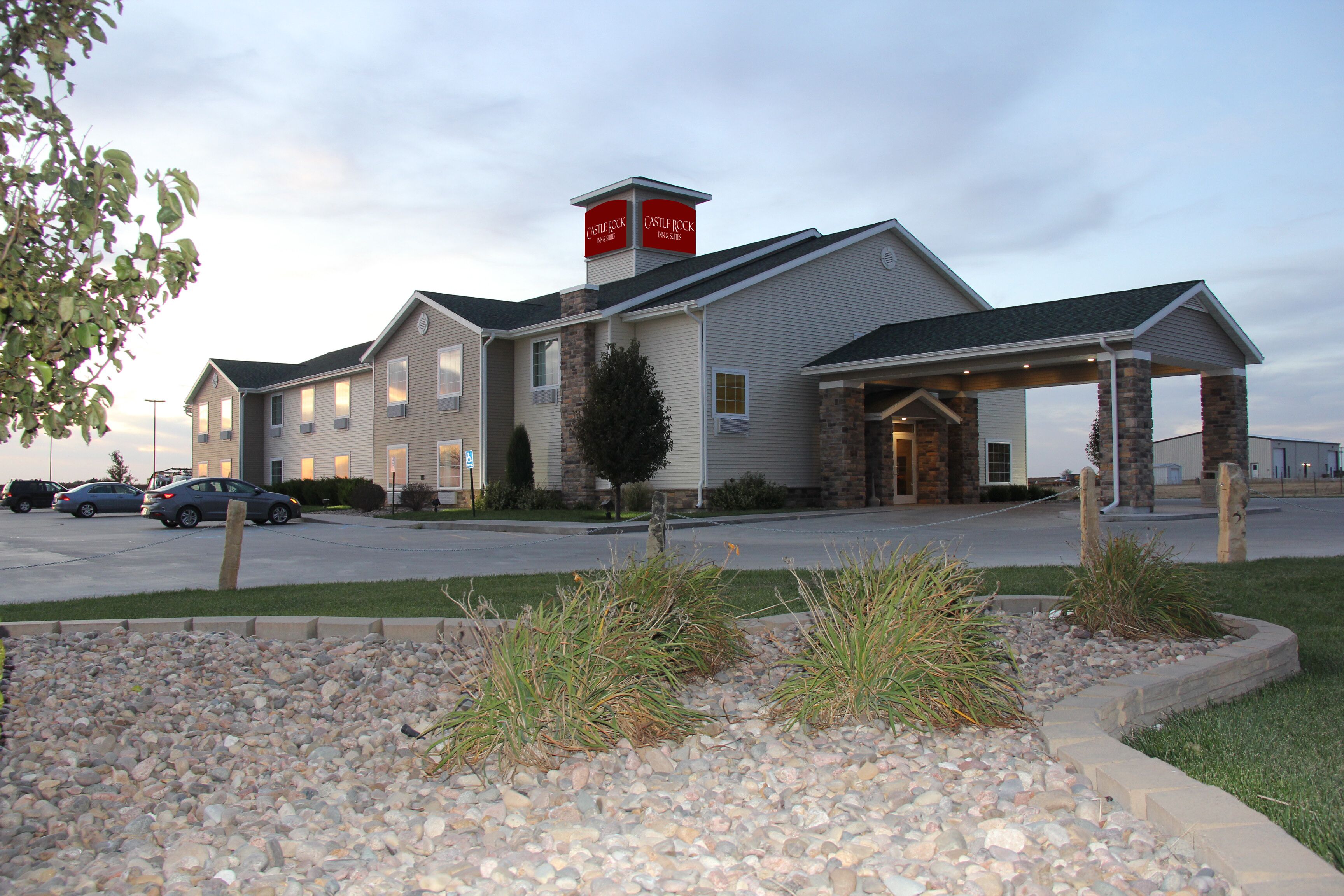 front of property – evening/night