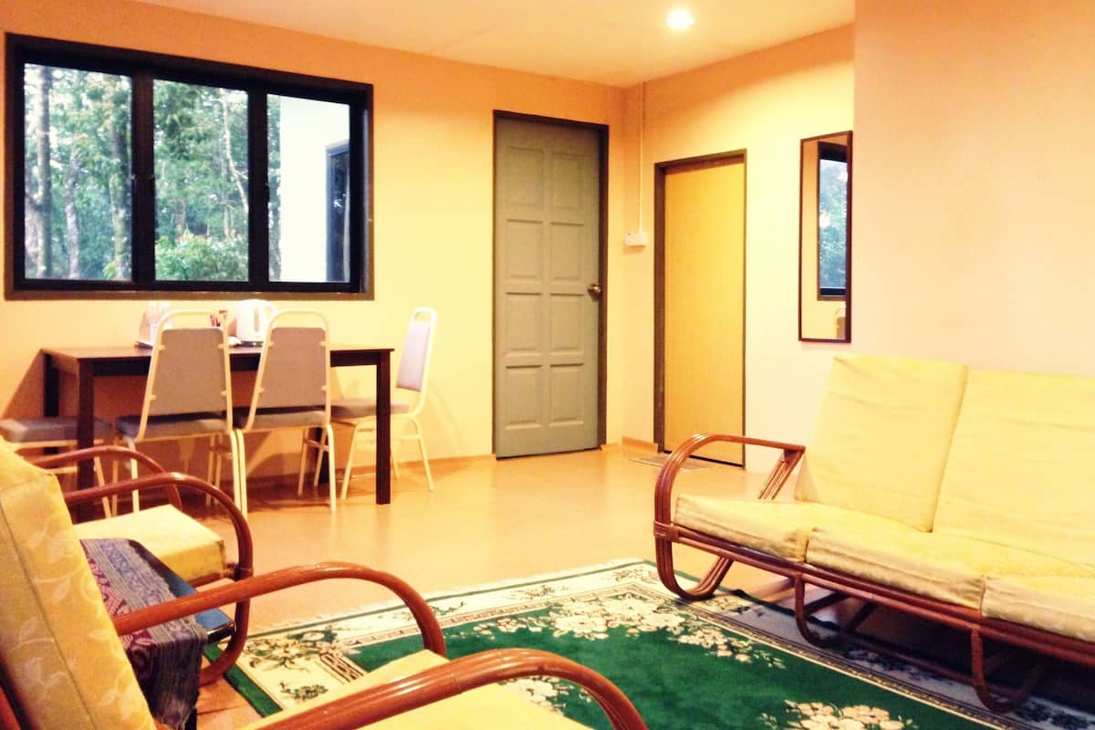 Family Chalet, 2 Bedrooms | Living room | LCD TV