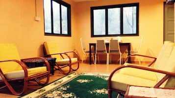 Family Chalet, 2 Bedrooms | Living area | LCD TV