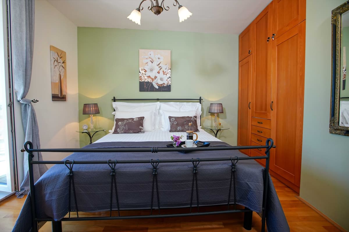 1 habitación y ropa de cama de alta calidad