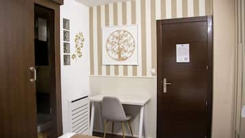 Double or Twin Room | Desk, blackout drapes, iron/ironing board, free WiFi
