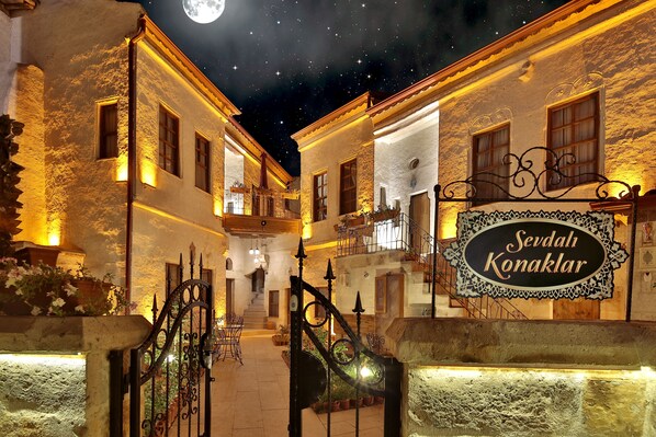 Front of property – evening/night