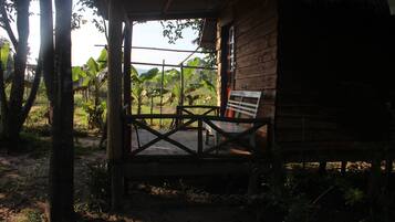 Wooden Bungalow, 1 Double Bed | Balcony