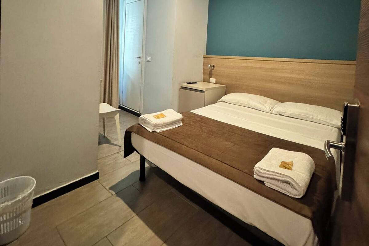 Premium bedding, down duvets, memory-foam beds, desk