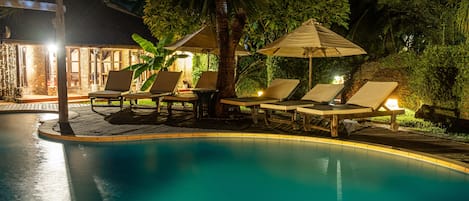 Family Pool View Villa | Outdoor pool