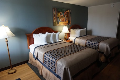 Standard Room, 2 Double Beds, Non Smoking | Desk, iron/ironing board, free cribs/infant beds, rollaway beds. The Smart Stay Inn