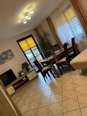 Apartment, 1 Bedroom, Balcony (Wohnung 2) | Living area