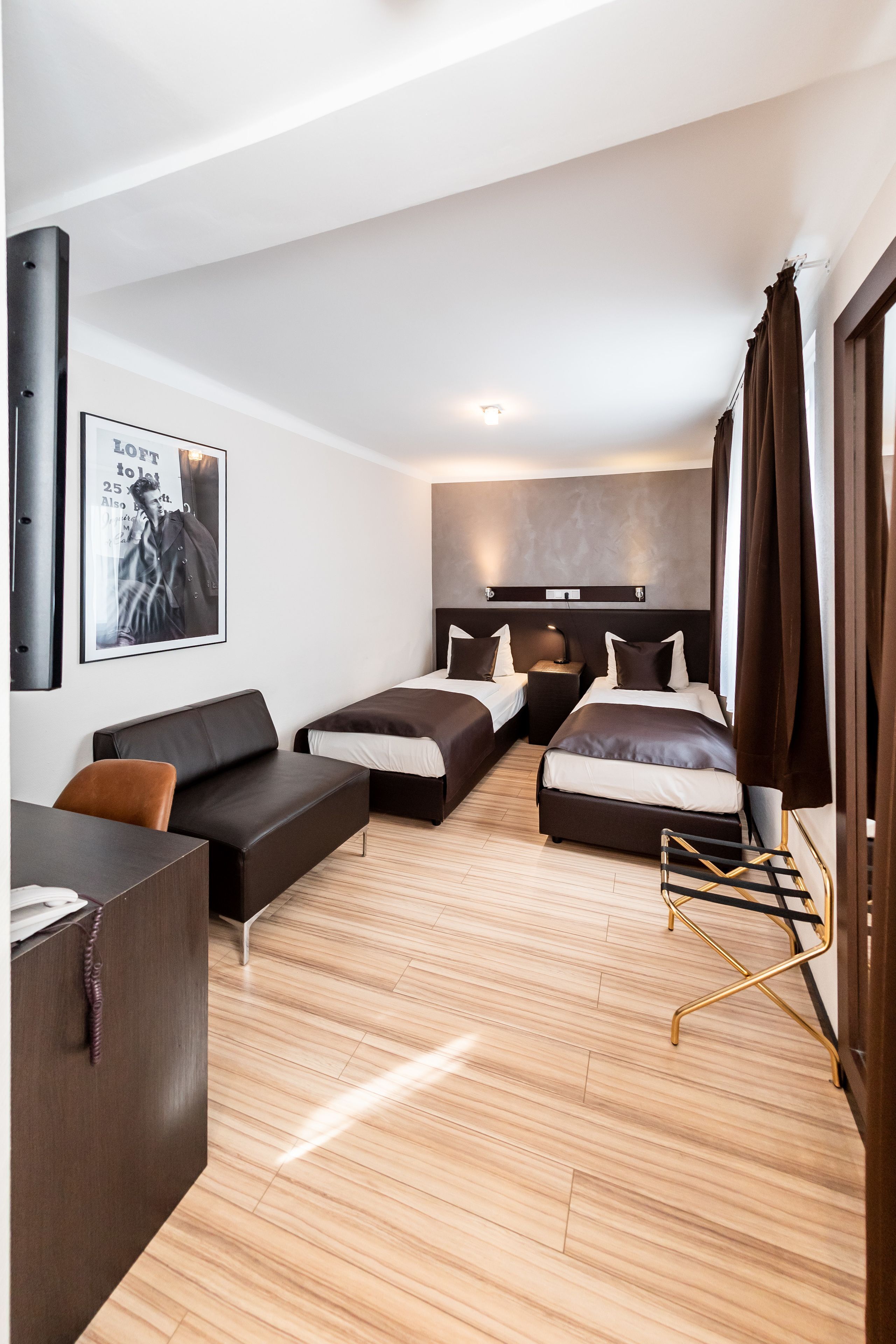 Minibar, desk, blackout curtains, soundproofing