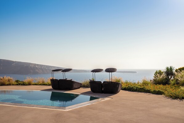 Ilios Pool Villa with Sunset & Sea View