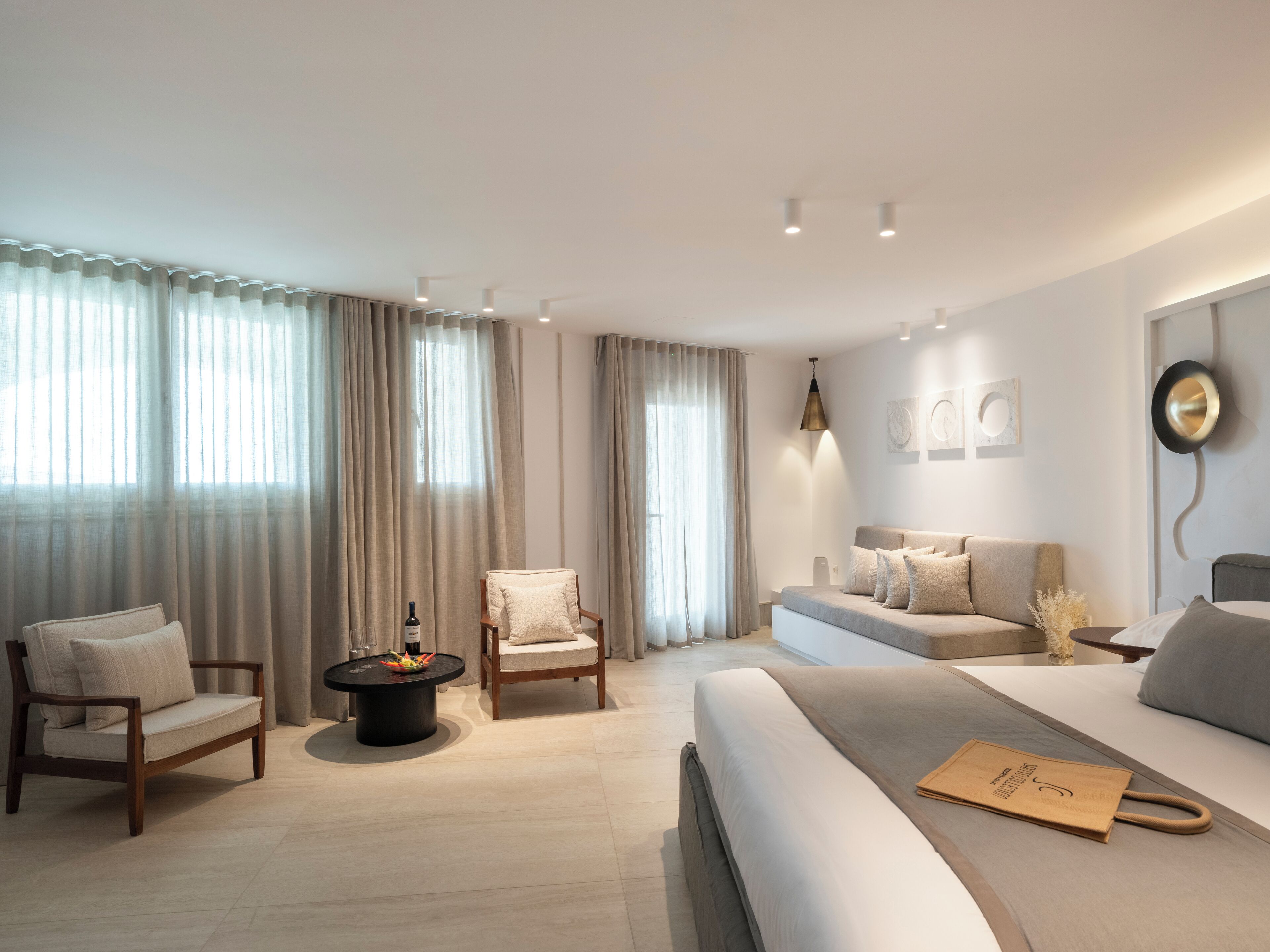 Santo Pure Oia Suites & Villas Santorini interior view 8