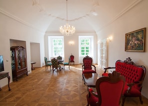 Luxury Suite, 2 Bedrooms, Lake View | Premium bedding, minibar, in-room safe, desk