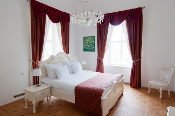 Luxury Suite, 2 Bedrooms, Connecting Rooms, Garden View | Premium bedding, minibar, in-room safe, desk