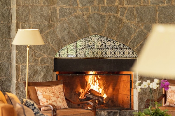 43-inch Smart TV with cable channels, TV, books