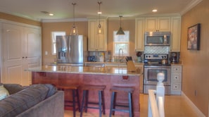 House, 4 Bedrooms (Palm Breeze) | Living area | TV - Vacation Homes by Sky Run (Santa Rosa Beach)