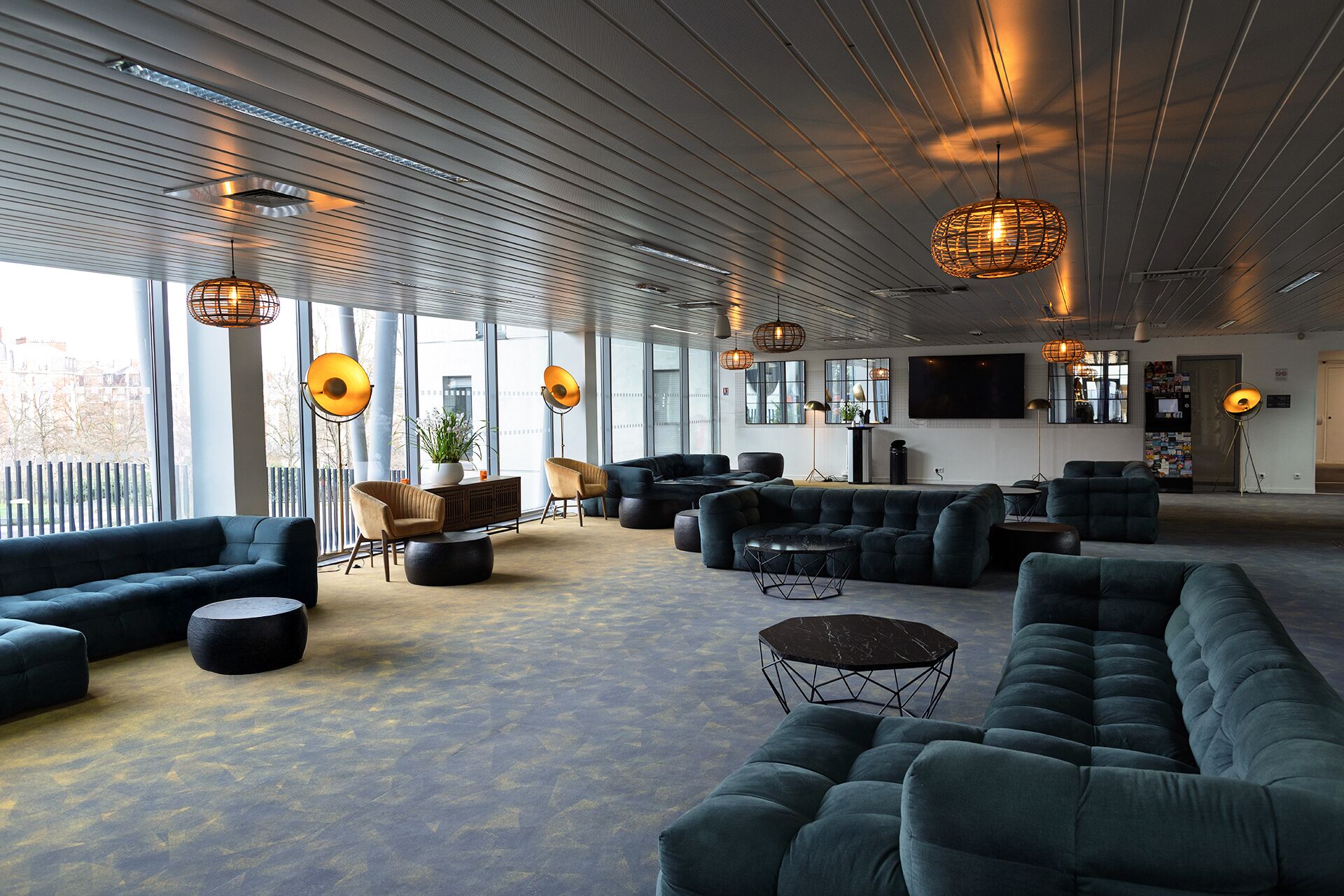 Sitteområde i lobbyen