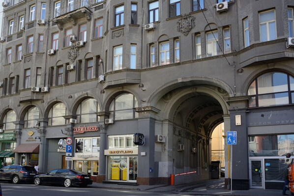 Overnatningsstedets facade