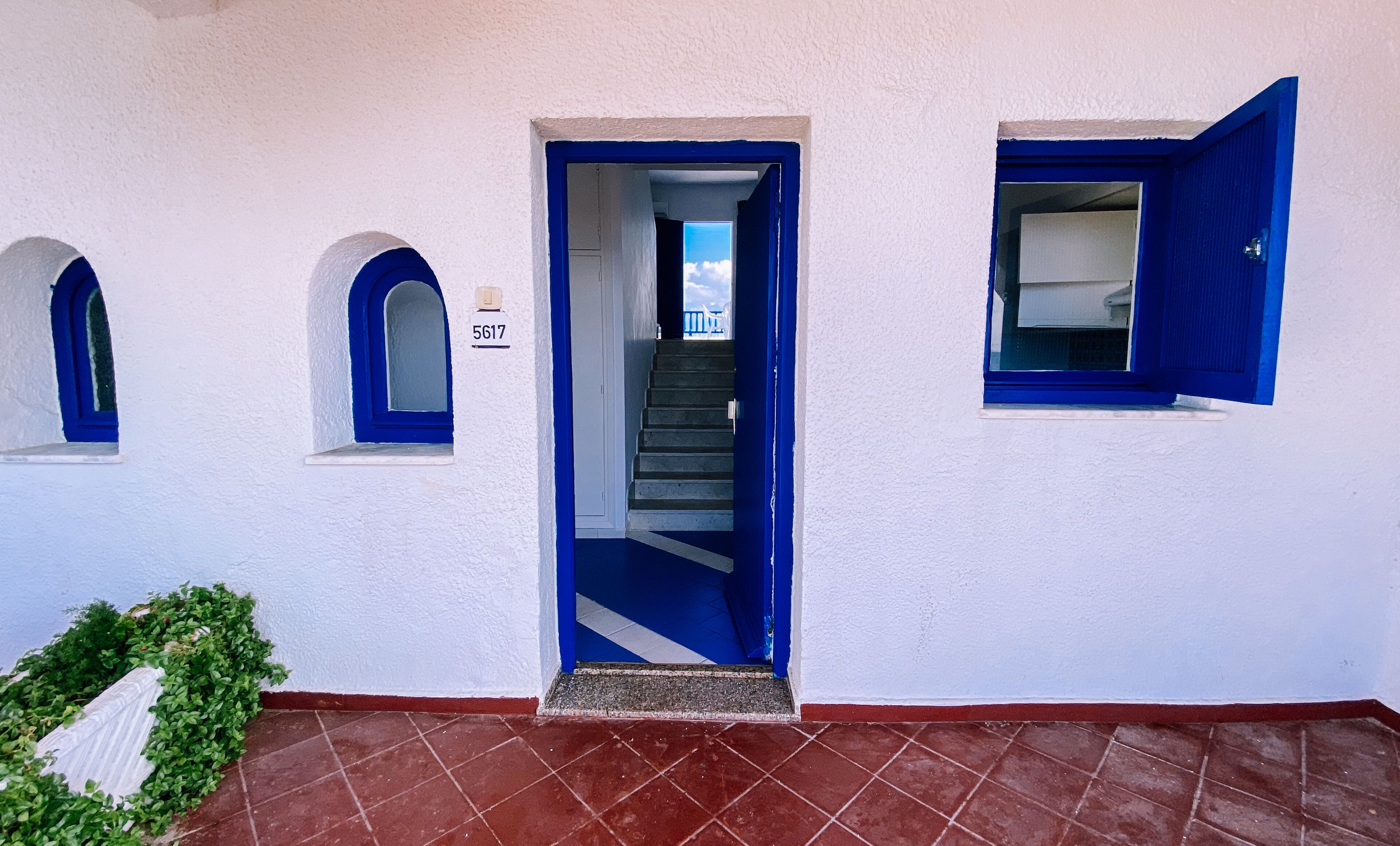 Fassade der Unterkunft