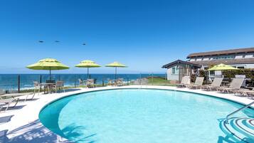 屋外プール、温水プール