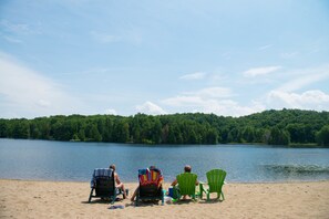 Private beach, kayaking, rowing