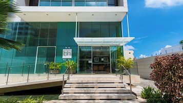 Fachada del alojamiento