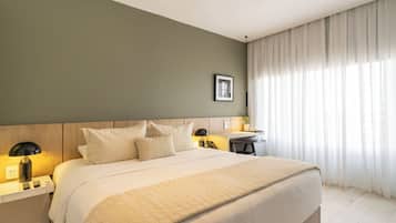 Standard Double or Twin Room | Premium bedding, down duvets, memory-foam beds, minibar