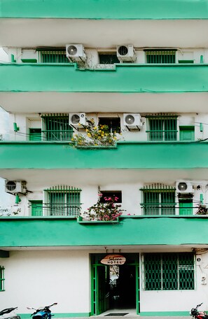 Fassade der Unterkunft