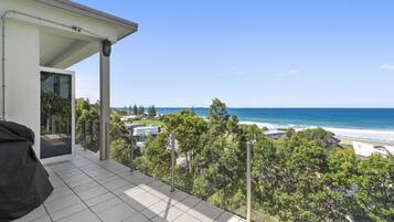 Blick von der Unterkunft